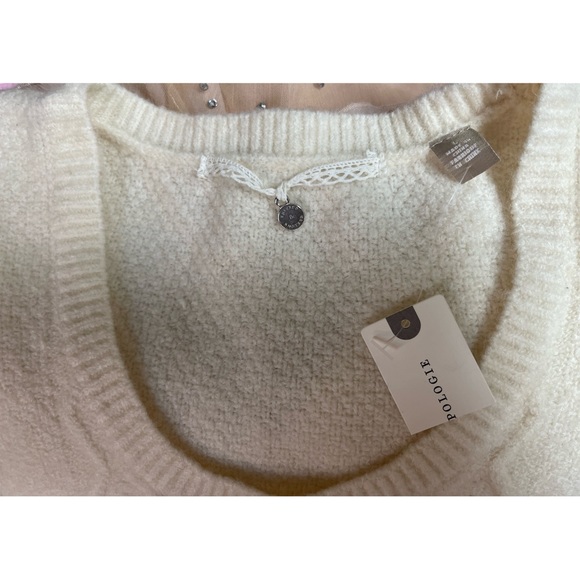 Anthropologie Knotted & Knotted Cabled Ballerina Tunic Sweater - NWT - SZ L - Picture 11 of 16